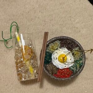 Miniature Food Ornament Set